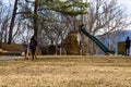 Families Playing in a Park